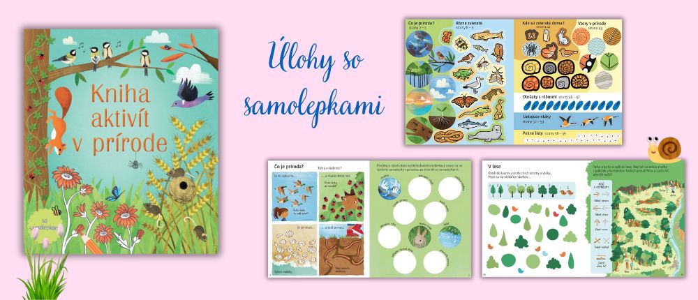 Kniha plná aktivít pre deti, samolepky pre deti